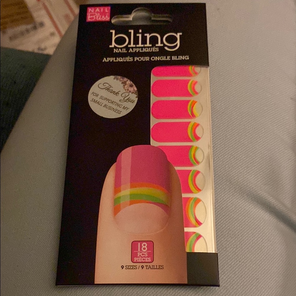 Vibrant Pink Geometric Press-On Nails